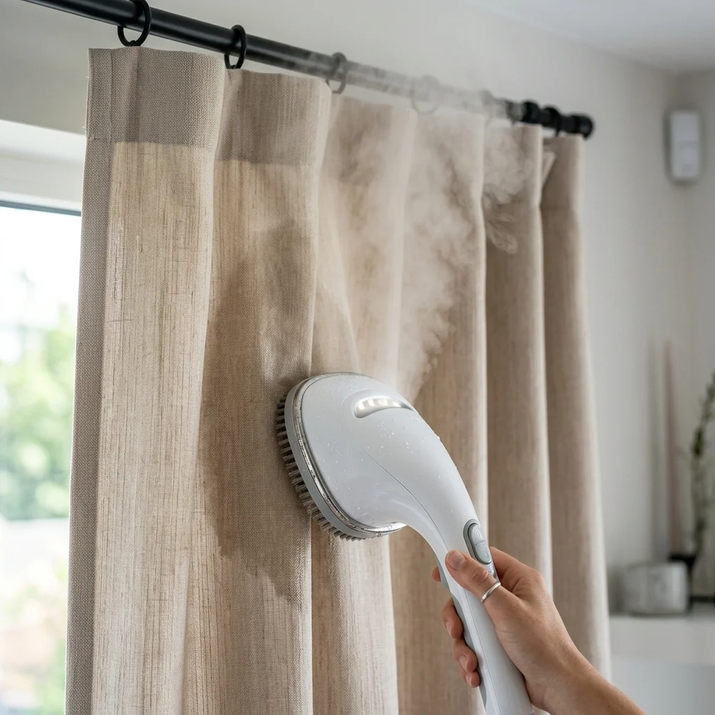 Emergency same-day curtain stain removal redcliffe Fresho Curtain Cleaning
